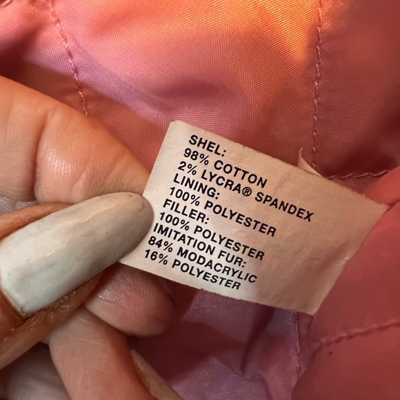 GAP denim jacket with faux fur collar size L trucker jacket - Picture 8 of 8